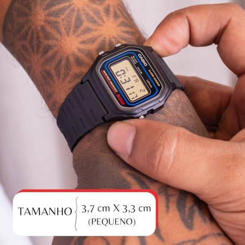 CASIO SPEEDIA N5 カシオ　スピーディア　￼N5 ￼ドラムセット Casio Relógio digital masculino W59-1V clássico preto, Preto
